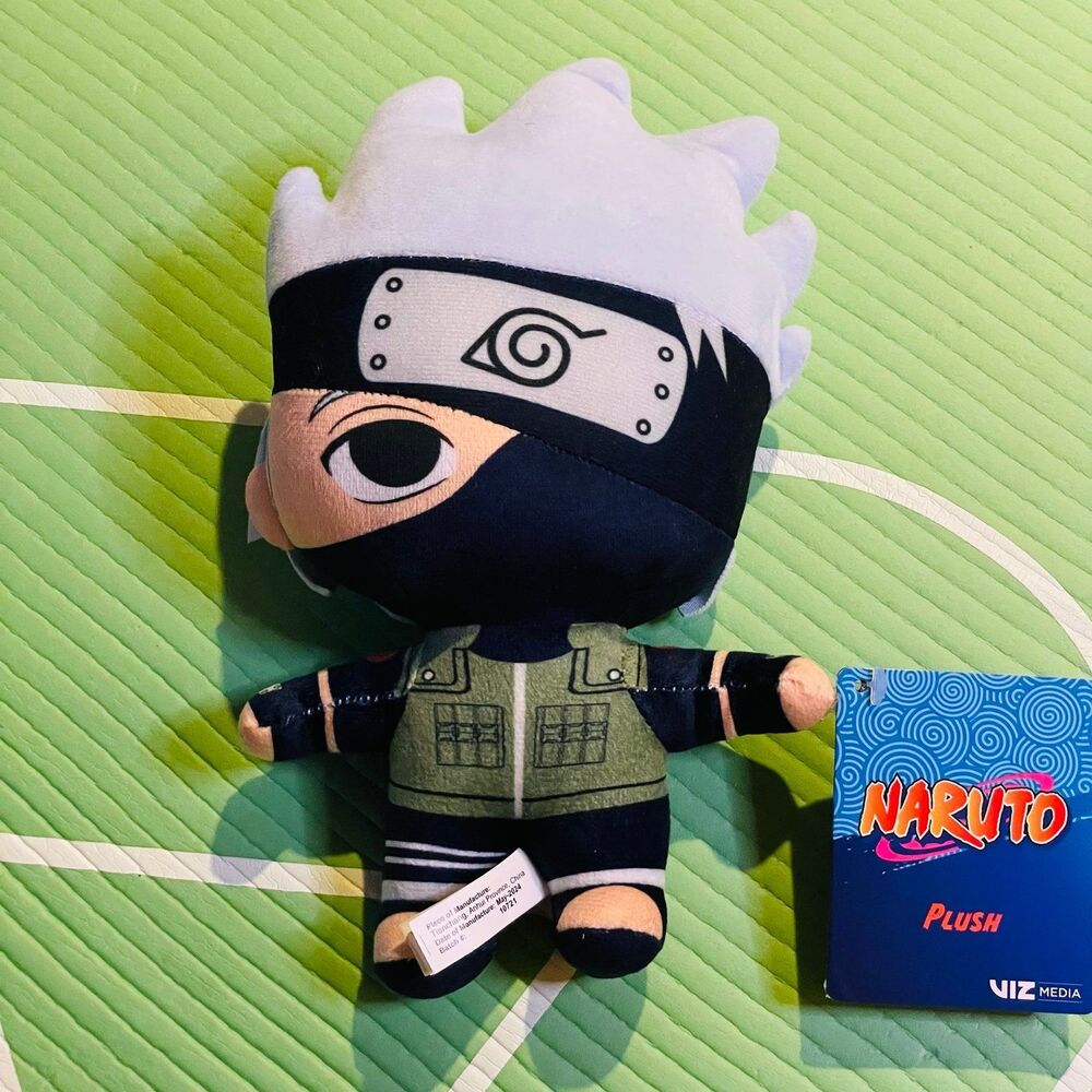 NWT Viz Media Naruto Hatake Kakashi 7” Plush